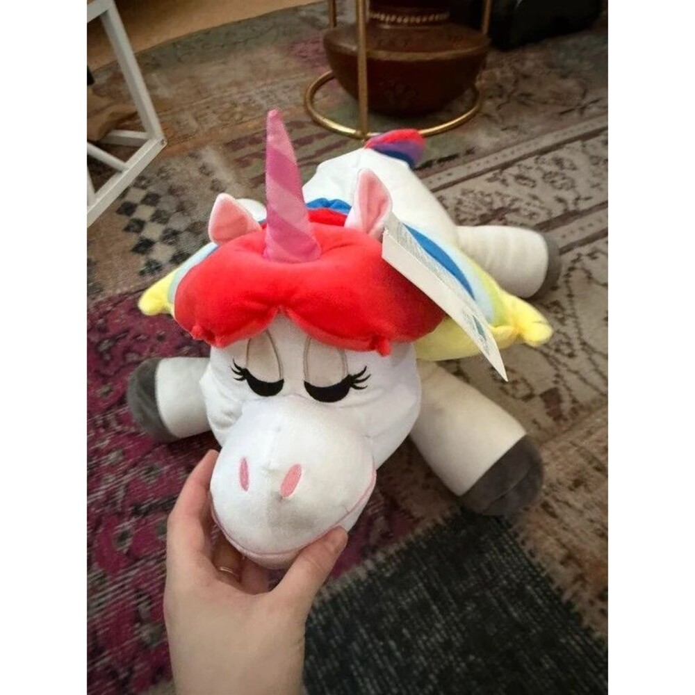 Massive unicorn stuffed plush rainbow disney inside out 25 inches